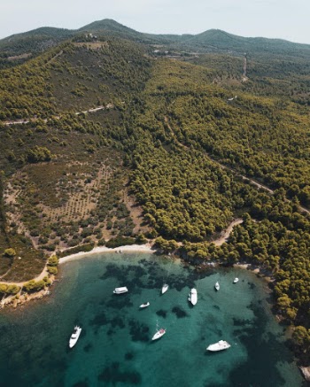 Small cove in Halkidiki, Greece