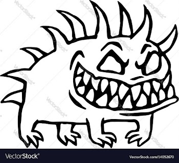 Small dog from hell vector image