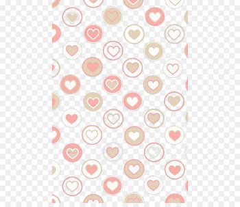 Small floral pattern heart pattern element 