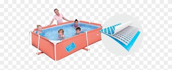 Small Frame - Bestway My First Frame Orange Pool 87" X 59" X 17"
