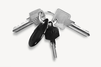 Small keys, collage element psd | Free PSD - rawpixel