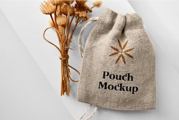 Small Pouch Mockup pouch mockup 