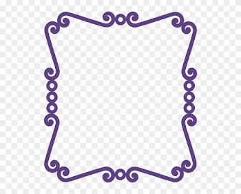 Small - Purple Clipart Frame