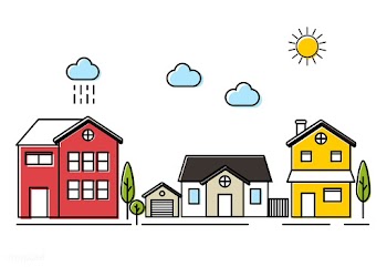 Small town vector  | Free stock vector - 77367