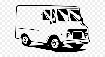 Small Truck Usps Postal Service Clip Art At Clker Com - Food Truck Silhouette Png