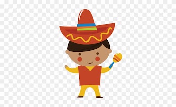 Small World Boy-mexico Svg Cut Files For Scrapbooking - Mexican Boy Clipart
