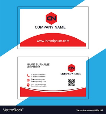 smart card business card design