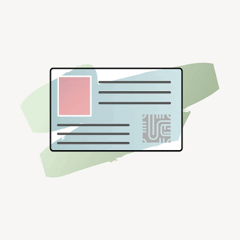 Smart card clipart illustration psd. | Free PSD - rawpixel