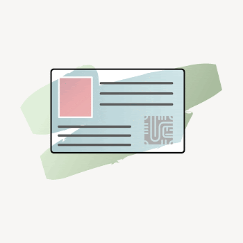 Smart card collage element illustration | Free Vector - rawpixel