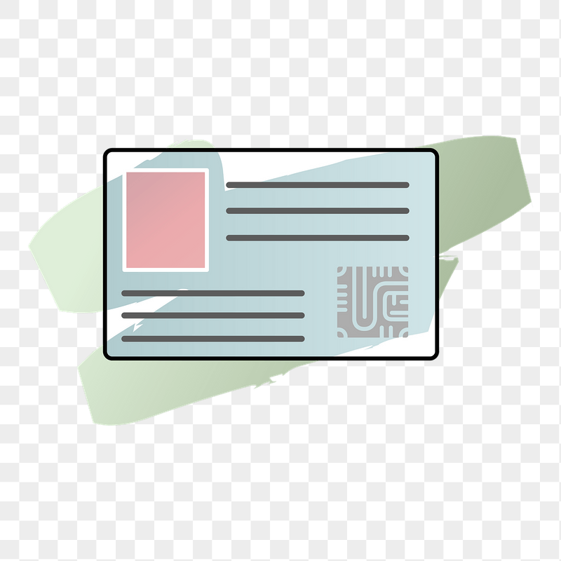 Smart card png sticker illustration, | Free PNG - rawpixel
