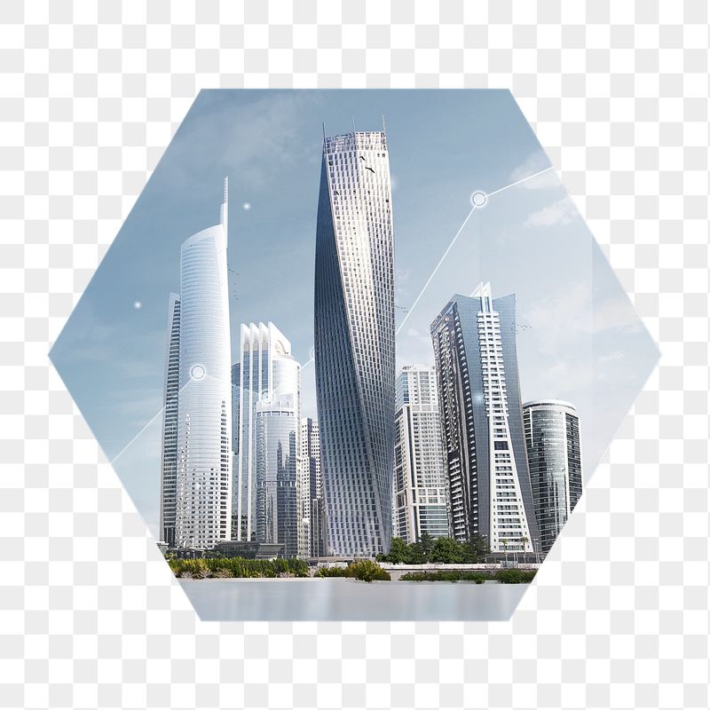 Smart city png badge sticker, | Free PNG - rawpixel