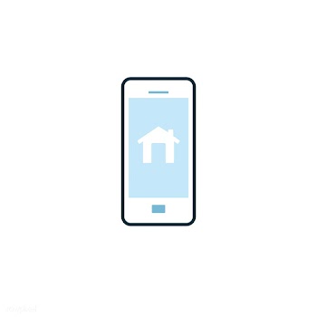 Smart home controlled by phone icon vector | Free stock vector - 534901