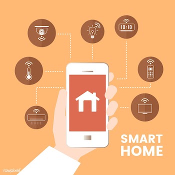 Smart home controlled by phone infographic ve.. | Free stock vector - 534924