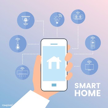 Smart home in smartphone | Free stock vector - 534921