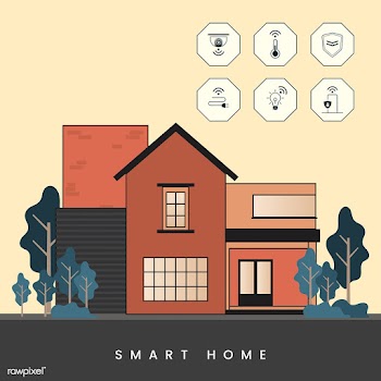 Smart home technology infographic vector | Free stock vector - 534897