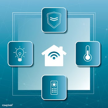Smart home technology infographic vector | Free stock vector - 534915