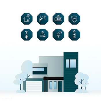 Smart home technology infographic vector | Free stock vector - 534947