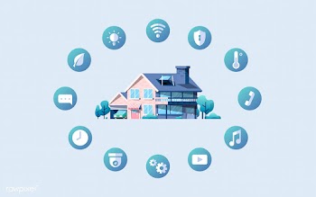 Smart home vector pack with icons | Free stock vector - 486904