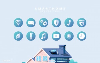 Smart home vector pack with icons | Free stock vector - 486928