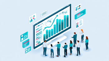 Smart Marketing Analytics Dashboard Illustration