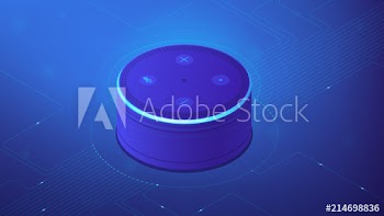 Smart speaker with voice control