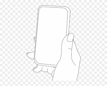 Smartphone Clipart Black And White - Phone Camera Clip Art