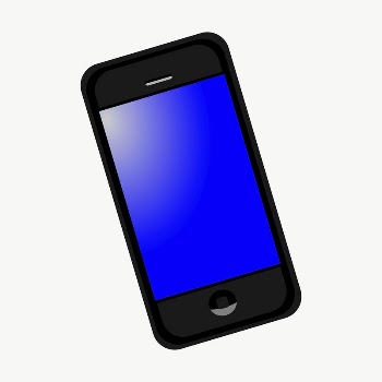 Smartphone clipart, illustration vector. Free | Free Vector - rawpixel