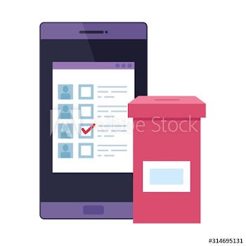smartphone for vote online design