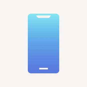 Smartphone icon, gradient design  | Free Icons - rawpixel