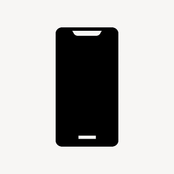 Smartphone icon, simple flat design | Free Icons - rawpixel