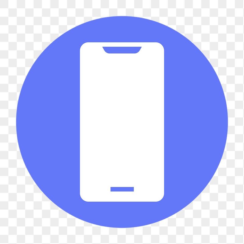 Smartphone png icon sticker, circle | Free Icons - rawpixel