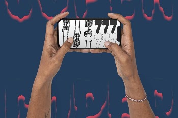Smartphone screen mockup, hands using | Free PSD Mockup - rawpixel