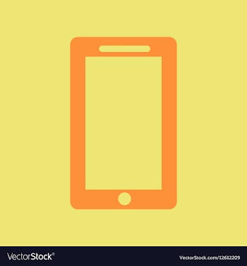 Smartphone vector image