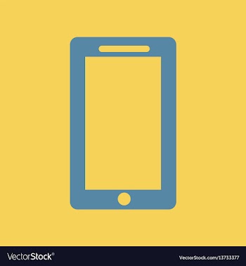 Smartphone vector image