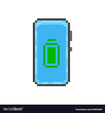 smartphone with a green fully charged battery