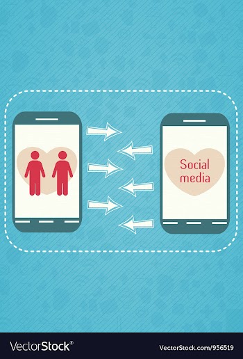 Smartphone with arrows vector image