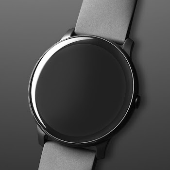 Smartwatch screen mockup digital device
