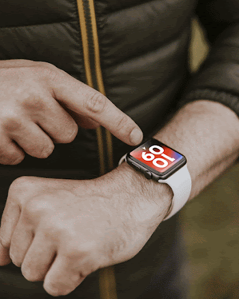 Smartwatch screen mockup, digital device | Free PSD Mockup - rawpixel