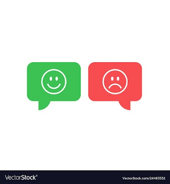 Smile emoticons isolated with chat bubble line vector image