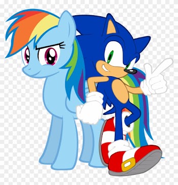 Smile For The Camera By Sputnikmann - Sonic And Rainbow Dash