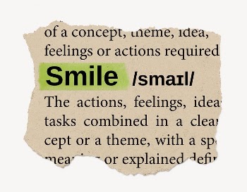 Smile ripped dictionary, editable word | Free PSD - rawpixel