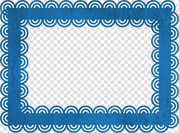 Smile Scrap Kit Freebie, blue frames transparent background PNG clipart