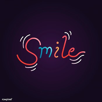 Smile typography | Free stock vector - 1016666