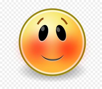 Smiley Blushing Emoticon Emoji - blushing emoji 