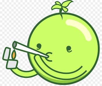 Smiley Cannabis smoking Emoji - smiley 
