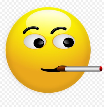 Smiley Cigarette Emoticon Clip art - smiley 