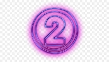 Smiley Computer Icons Emoticon Desktop Wallpaper Clip art - Number 2 Purple Icon 