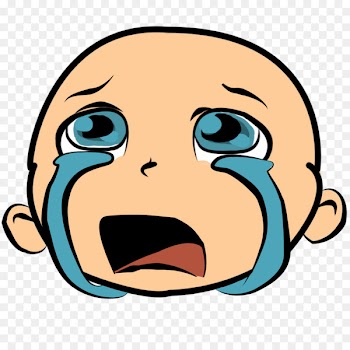 Smiley Crying Emoticon Clip art - Crying Baby Clipart 