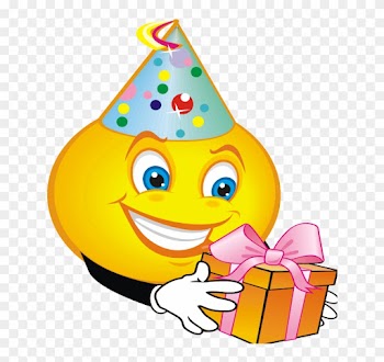 Smiley Emoticon Birthday Emoji Clip Art - Emoji Birthday Smiley Png