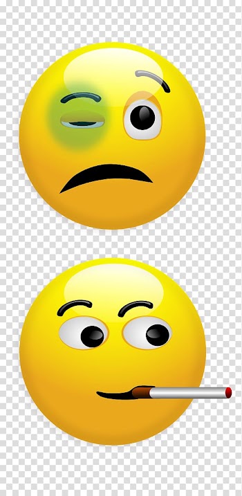 Smiley Emoticon Black eye , Tongue Smiley transparent background PNG clipart